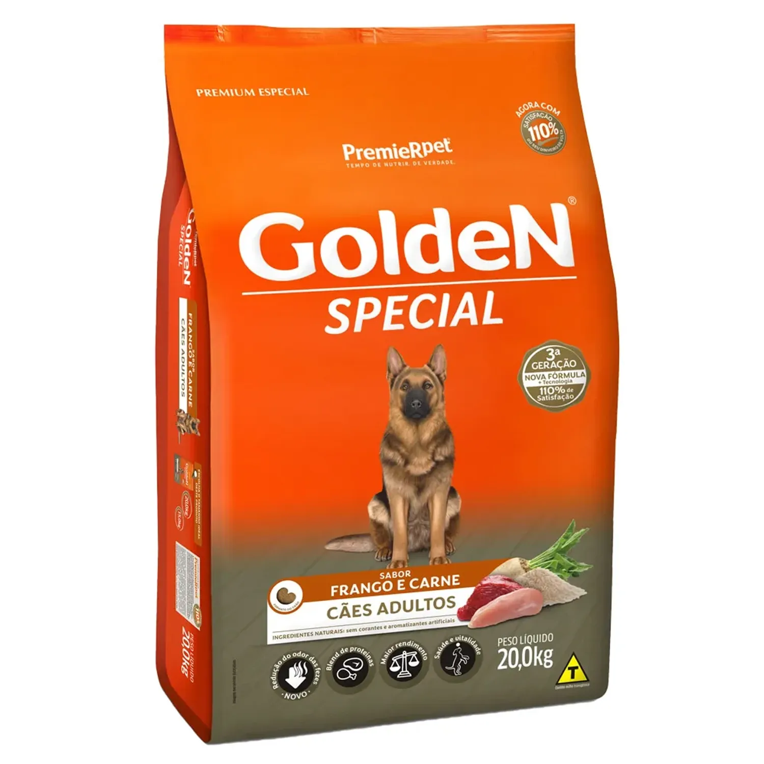 Ração Golden Special para Cães Adultos Frango e Carne